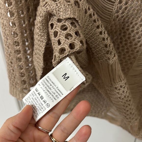 Tan Knit Swim Coverup - Picture 5 of 5